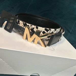 Michael Kors cow print belt